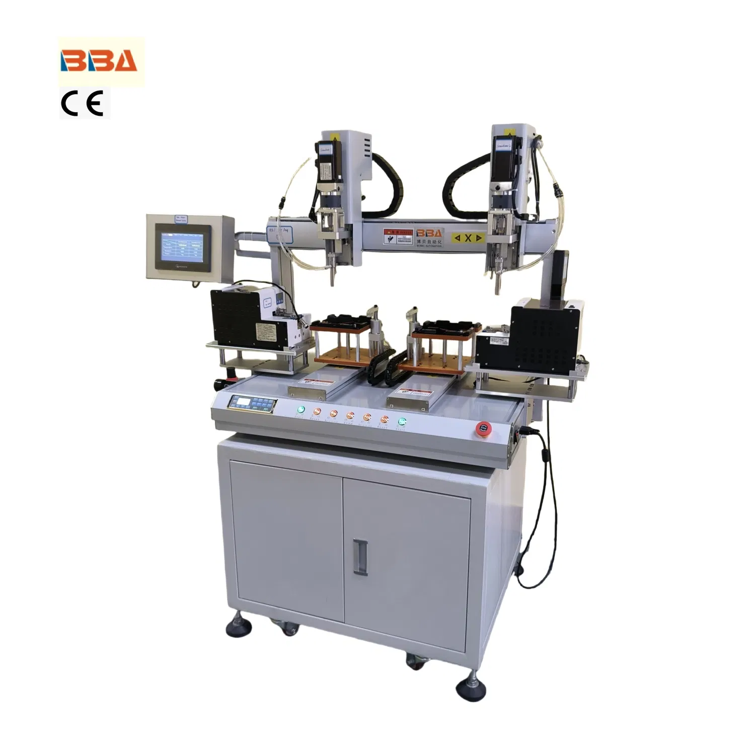 Bba Quality Goods Robot Screwing Equipment Double Platform Screw Locking Machine Robot De Fijacin De Tornillomquina De Dispensador De Tornillo