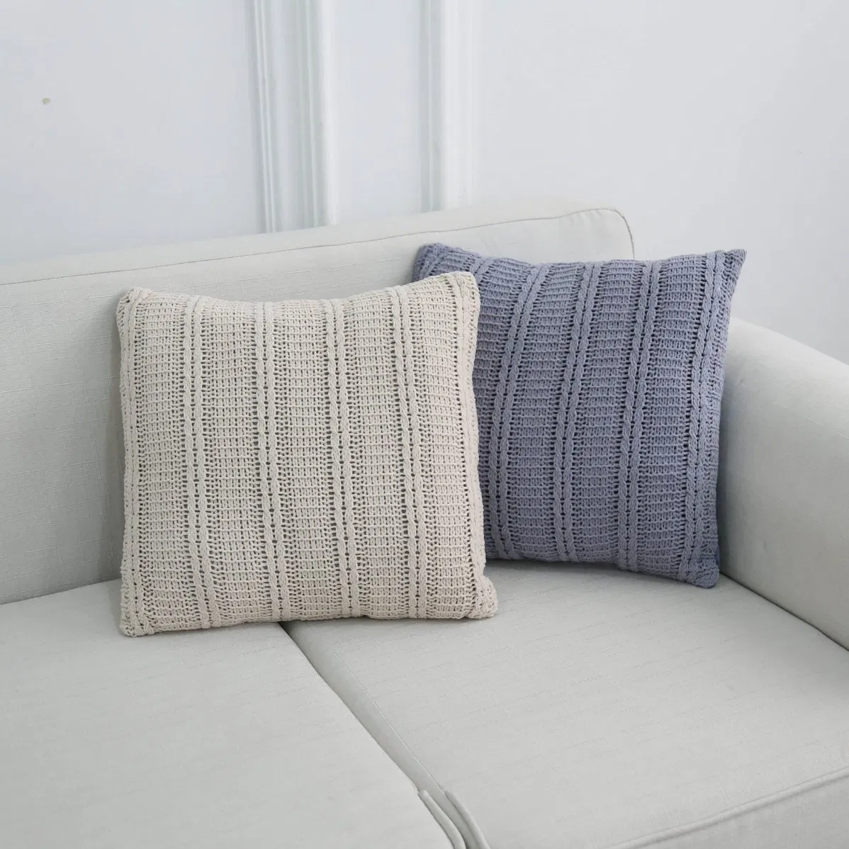 100% Polyester Sofa Cushion Cover for Home Decoration