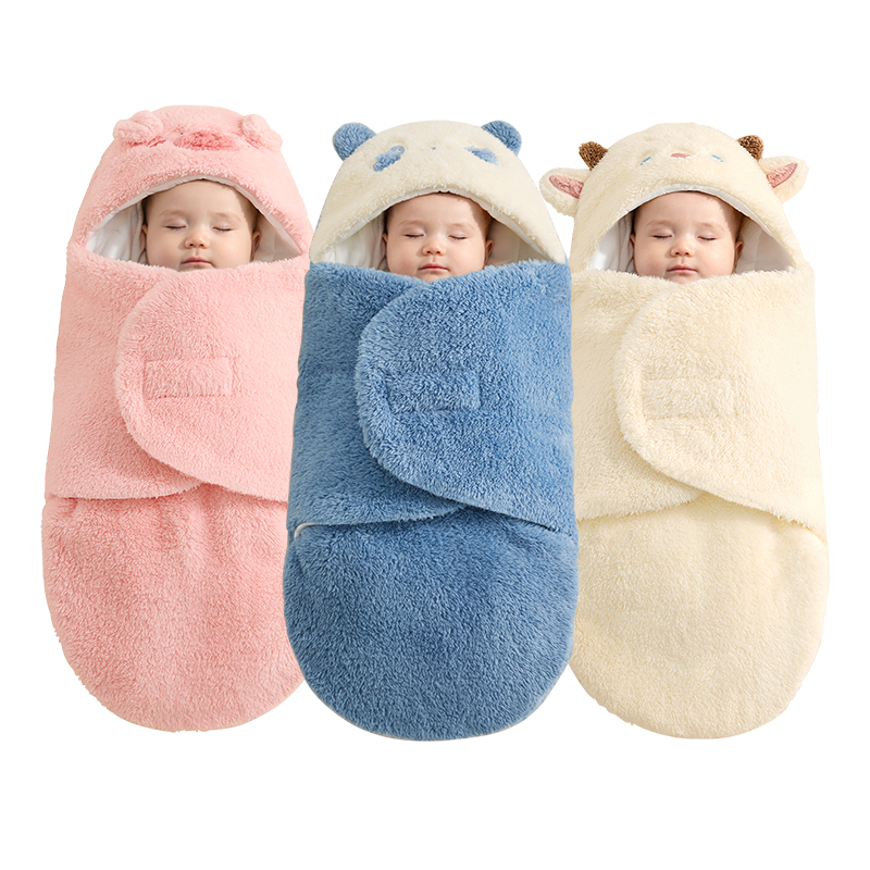 Customize Baby Sleep Suit Popular Cotton Knitted Polyester Infant Swaddle Sleeping Bag