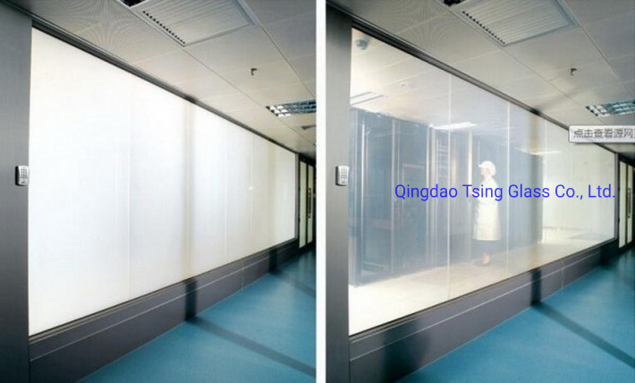 Colored Tinted Switchable Pdlc Smart Film (self adhesive or not) Smart Glass for Conference Room/Shower Room