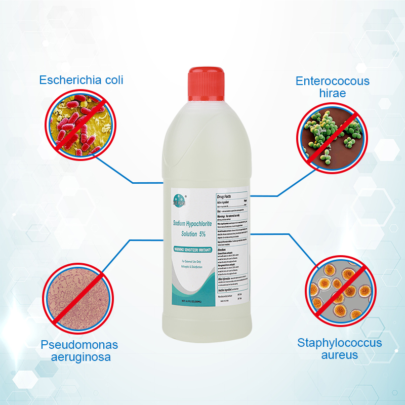 Factory Price Stock Bleach Hypochlorous Acid Disinfectant Liquid Ce FDA