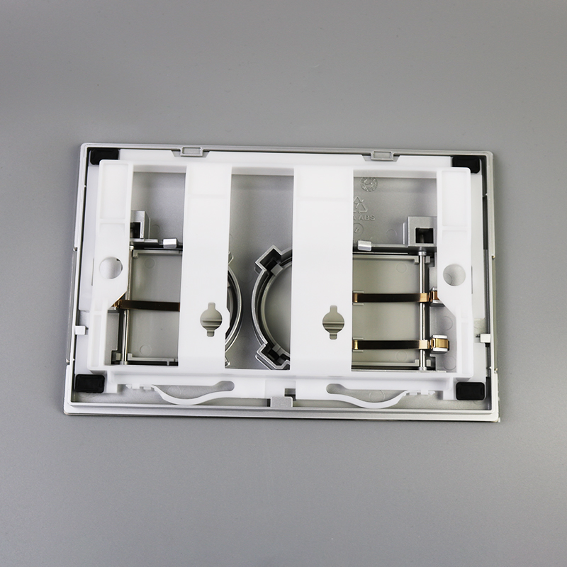 Concealed toilet water tank Stainless steel trigger plate flush panel