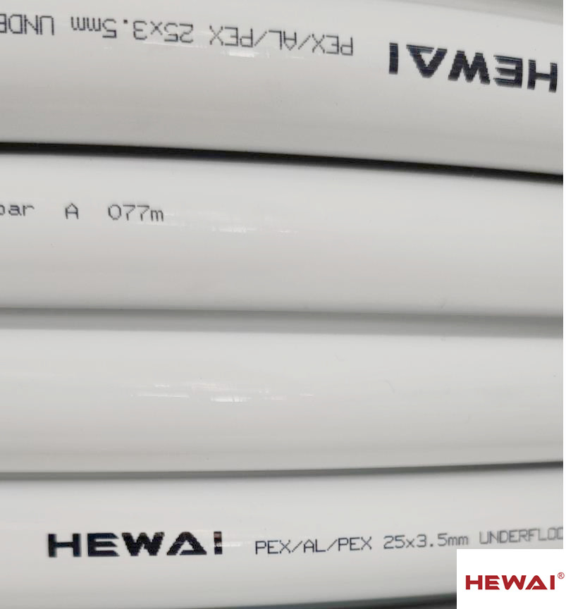 Hewai Aluminium Plastic Tube Pexc-Al-Pex for Gas Composite Pipe Fittings Custom Color Pipes