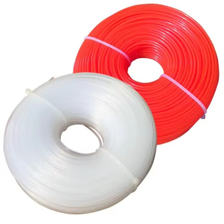 Diameter 2.4mm 2.7mm 3mm Length 5m 10m 15m Nylon Spiral Grass Lawn Mower Brush Cutter Rope Trimmer Line