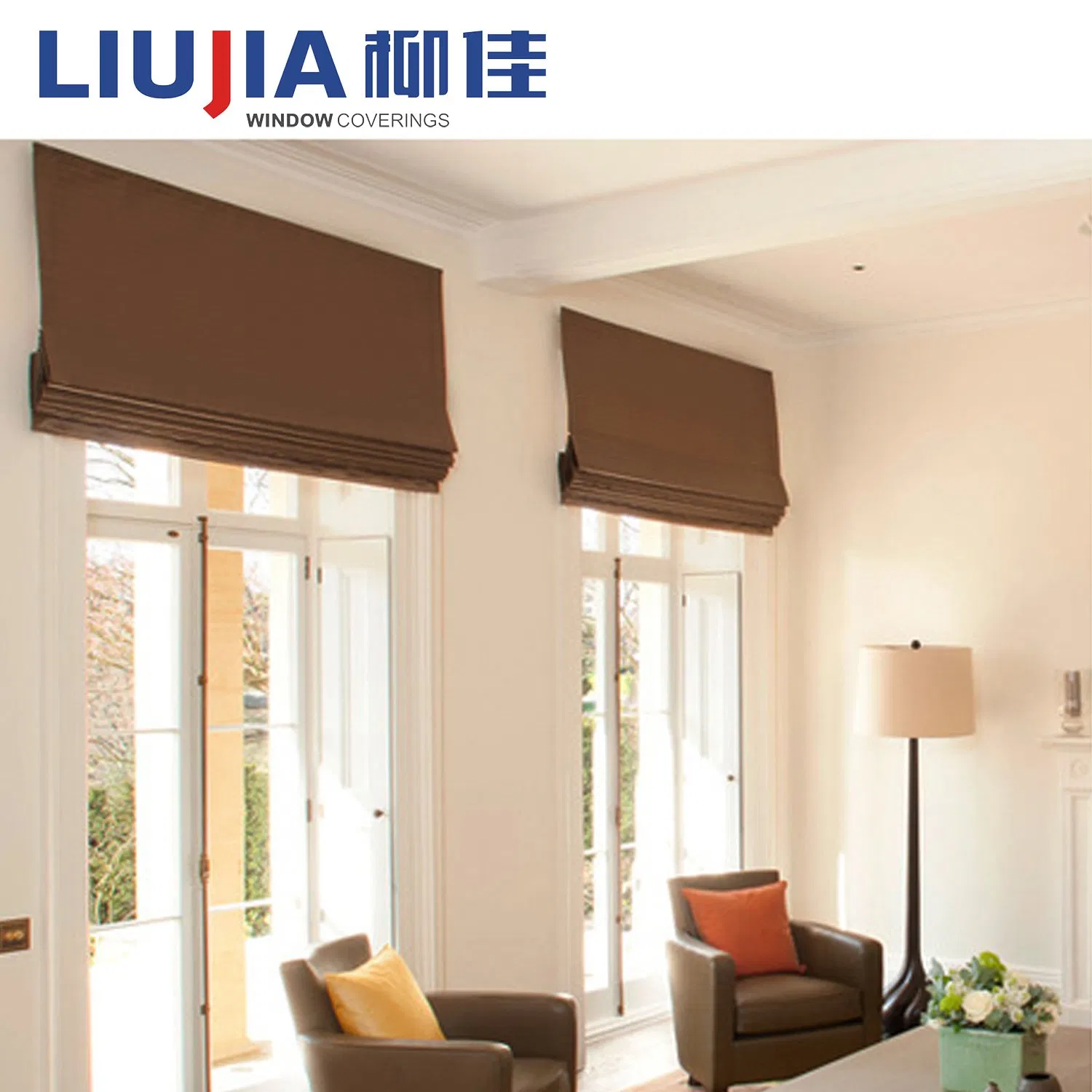 New Blackout Fabric Blackout Blinds Jute Roman Blinds