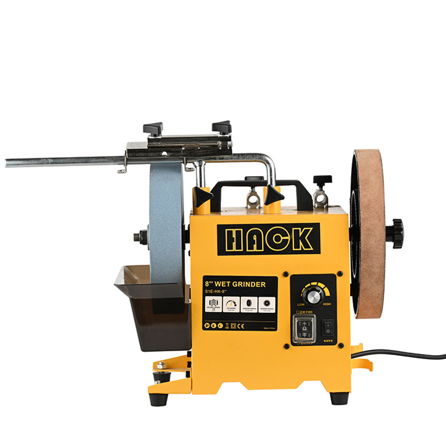 Stable Steel Frame Water Cooling Variable Speed 8" Factory Direct Sales Flat Knife Sharpener Polishing Machine