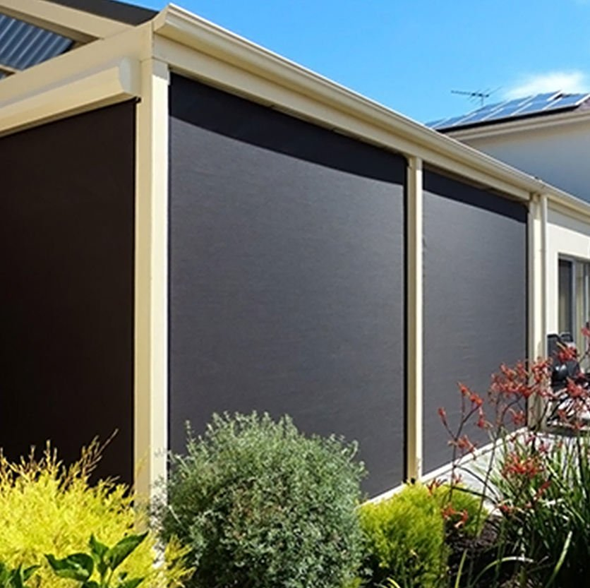 Competitive Price Side Track Zipper Fabric Roller Blinds