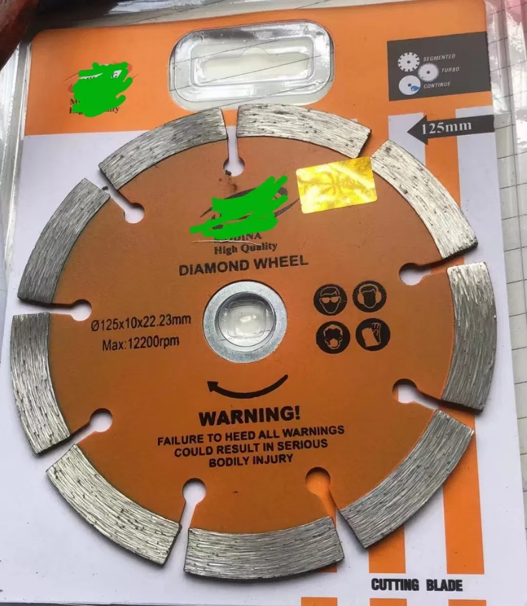 Reinforced Turbo Wave Diamond Saw Blade for Mable and Stone