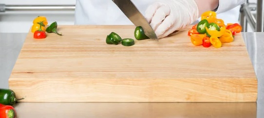 Разделочная доска Weljia из каучукового дерева 12x18 дюймов