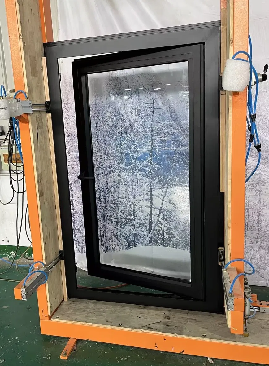 Penjoy Thermal Break Aluminum Casement Window Double Glazing Windows