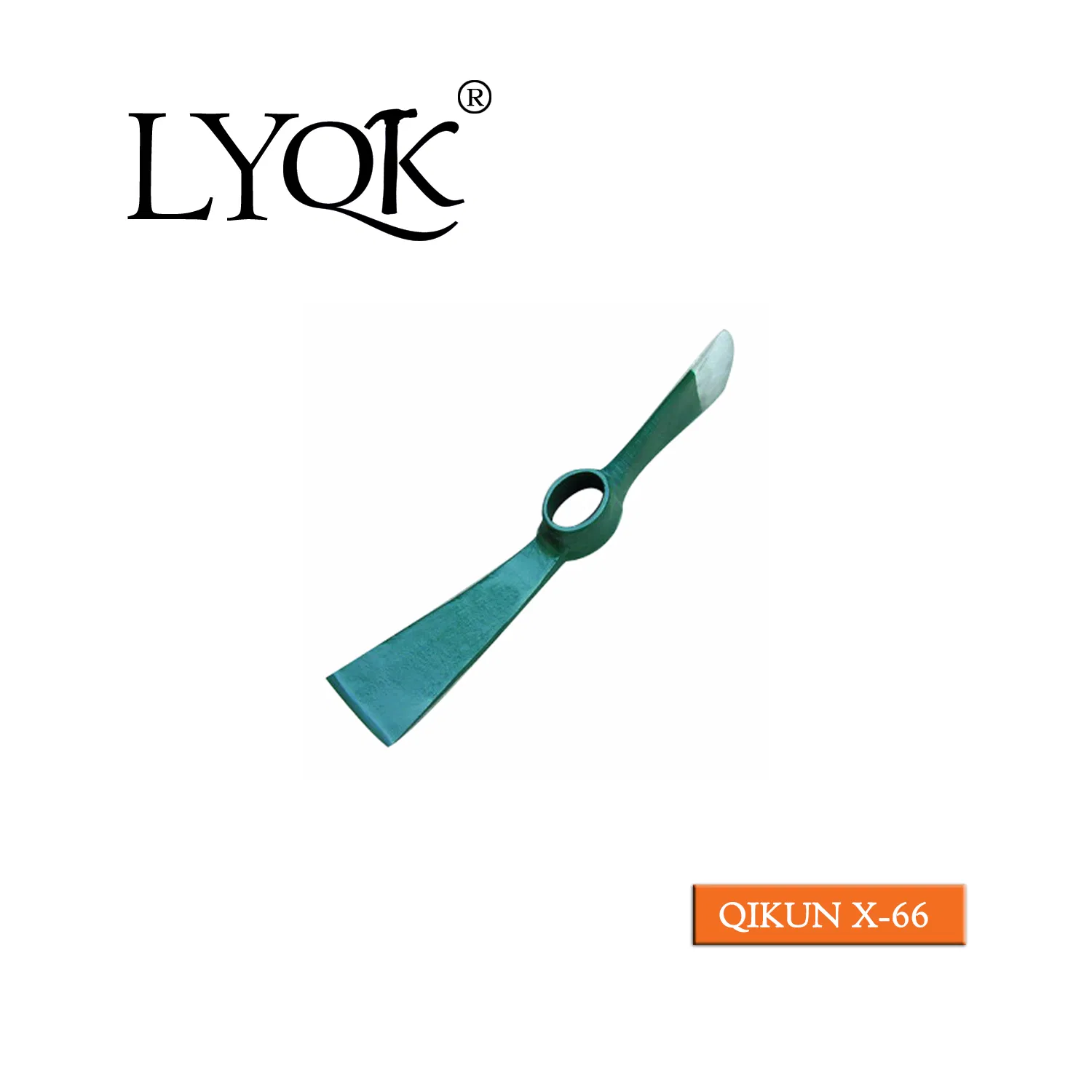 X-64 High Quality Rail Steel 65mn Agriculture Farm Garden Hardware Hand Tools Pick Head Mattock Pickaxe