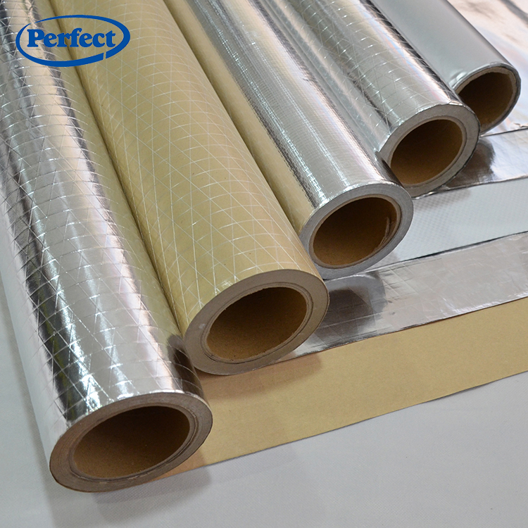 Aluminum Foil Reinforced Fiber Glass Cloth with PE Facing