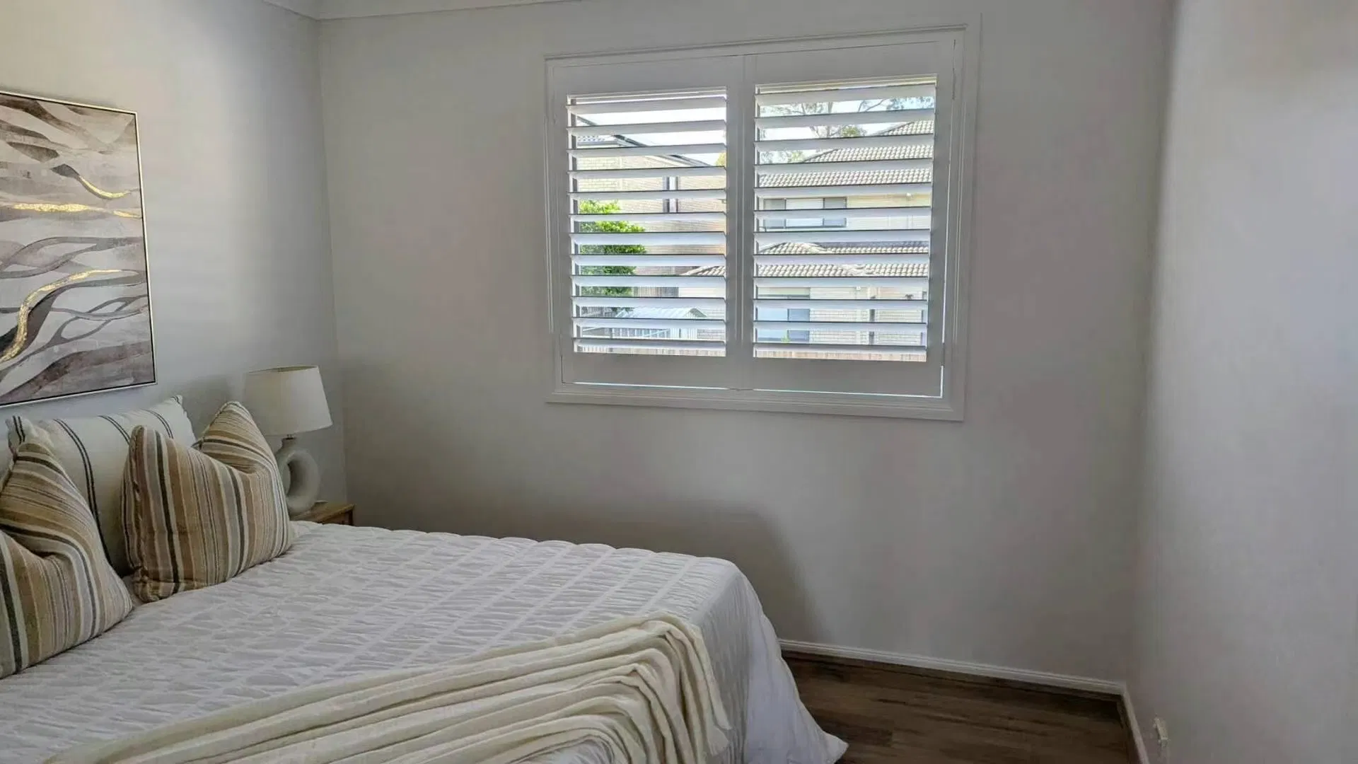 Custom Wooden Window Plantation Shutters