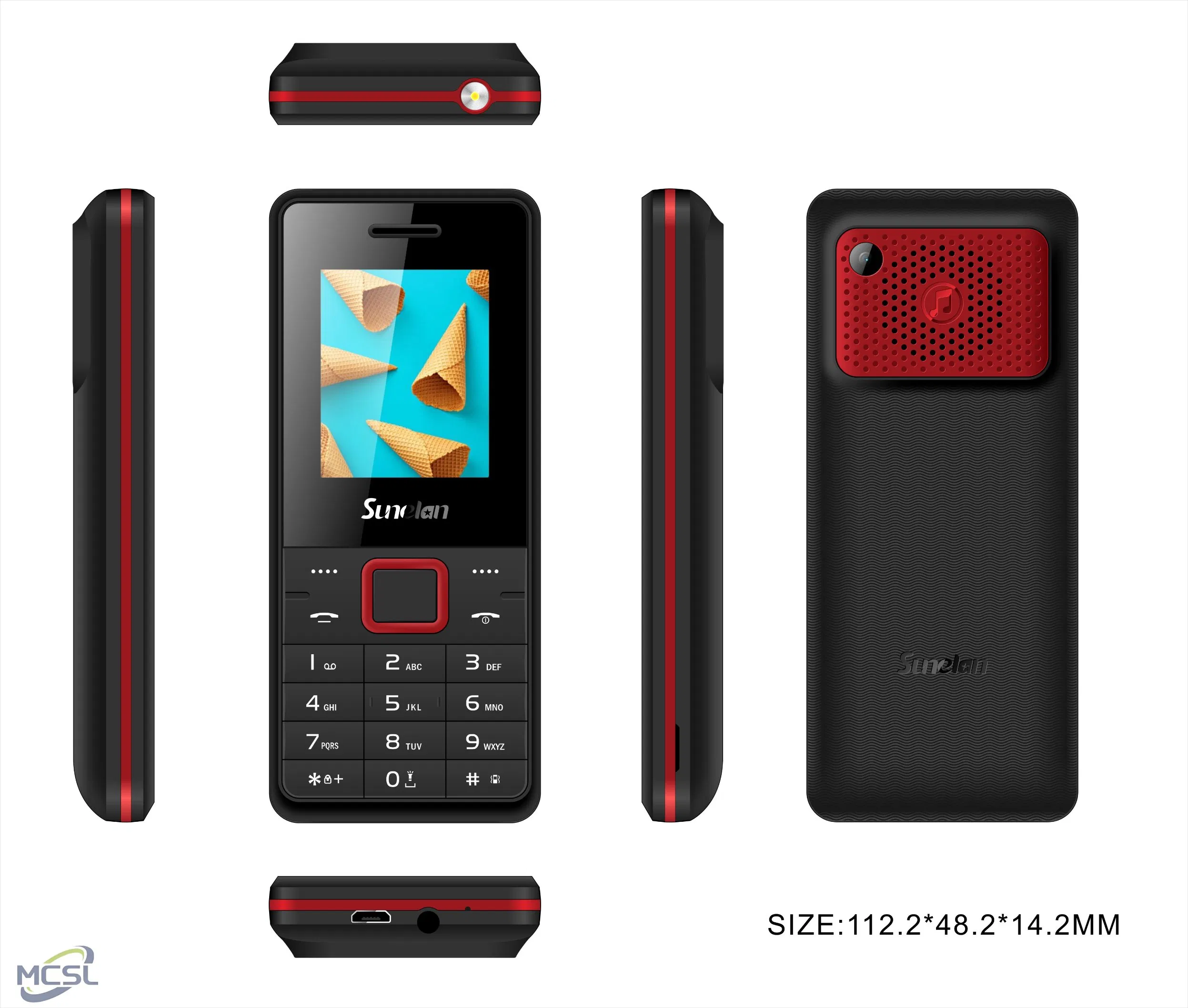 Мобильный телефон Sunelan S102, 2G, два слота SIM