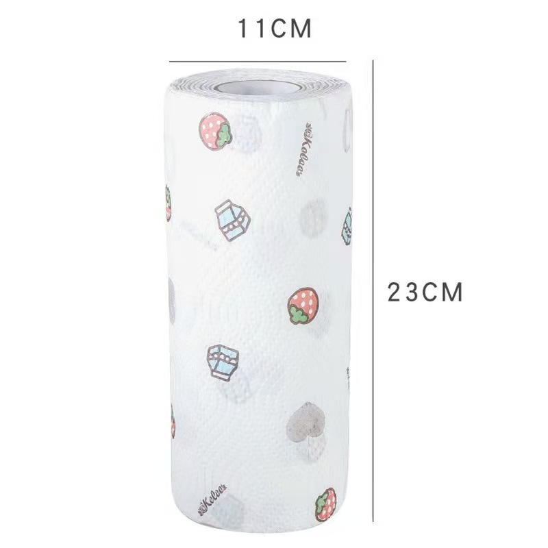 50PCS Disposable Non-Woven Rag for Dish Cleaning