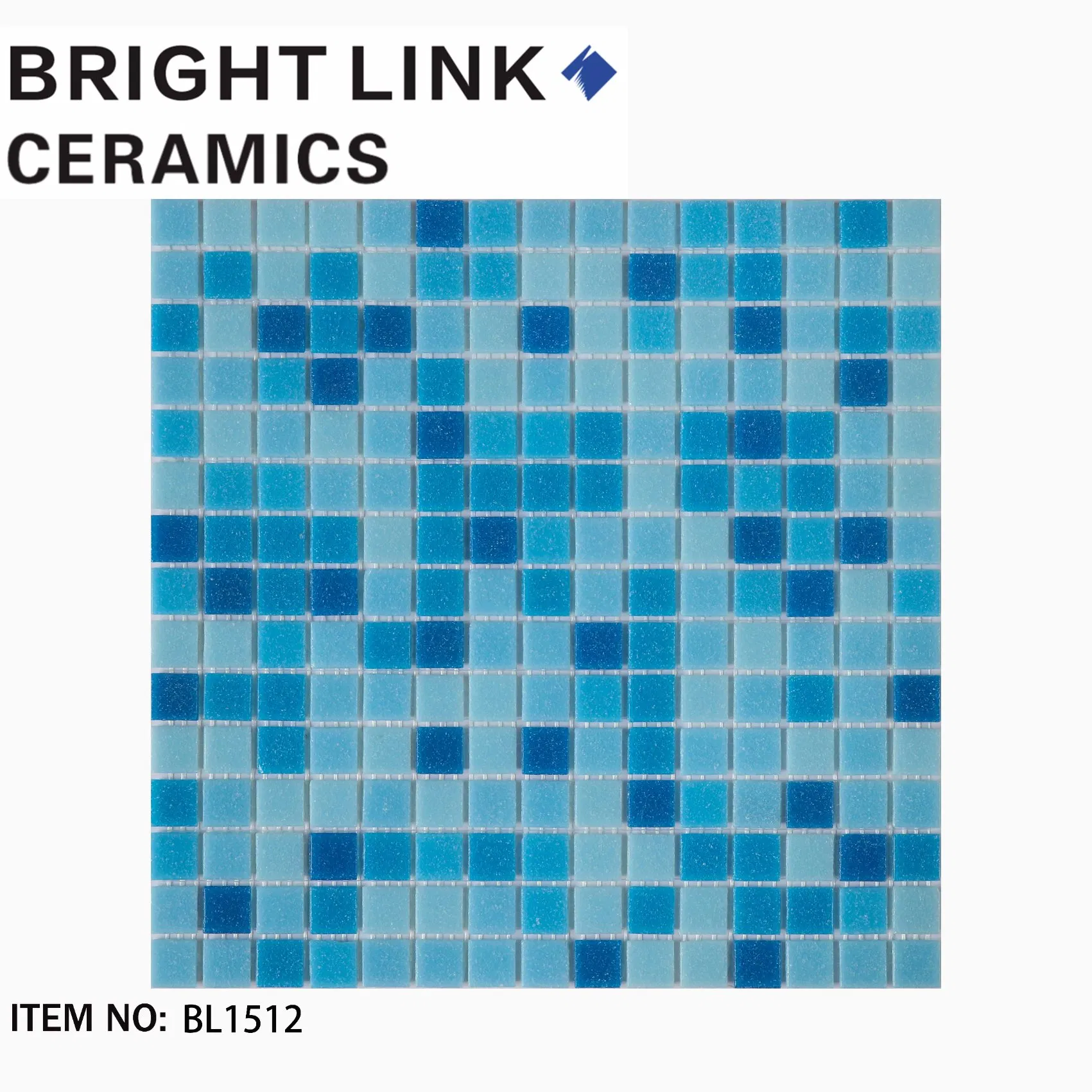 Мозаика керамическая Mix Blue для бассейна и интерьера