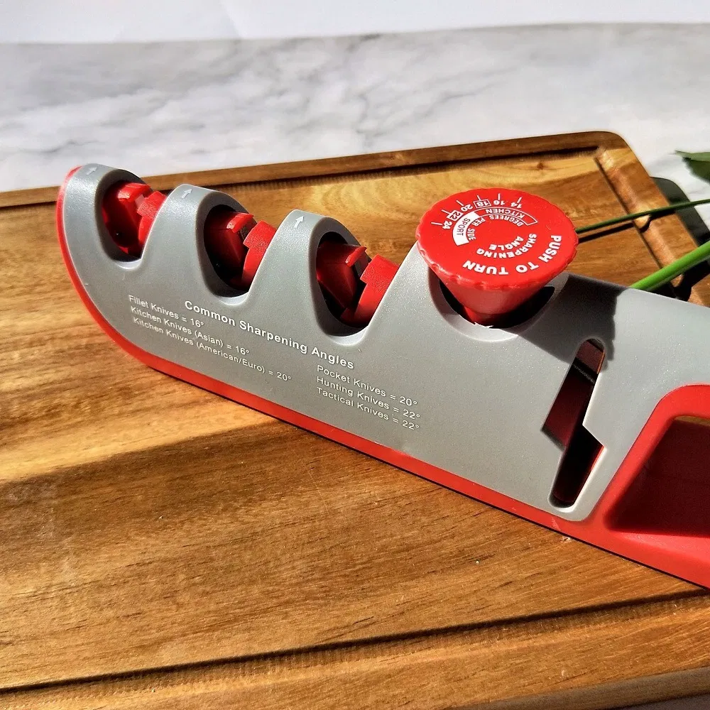Ceramic Kitchen Tool 4 Stage Knife Adjustable Angle Sharpener Bl17252