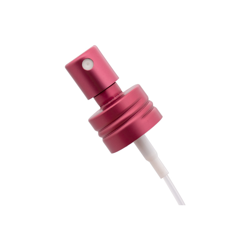 Anodized Aluminum Screw Mouth Fine Mist Perfume Nozzle Sprayer Head Pump