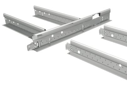 Light Steel and T-Bar Suspended Grid Concealed