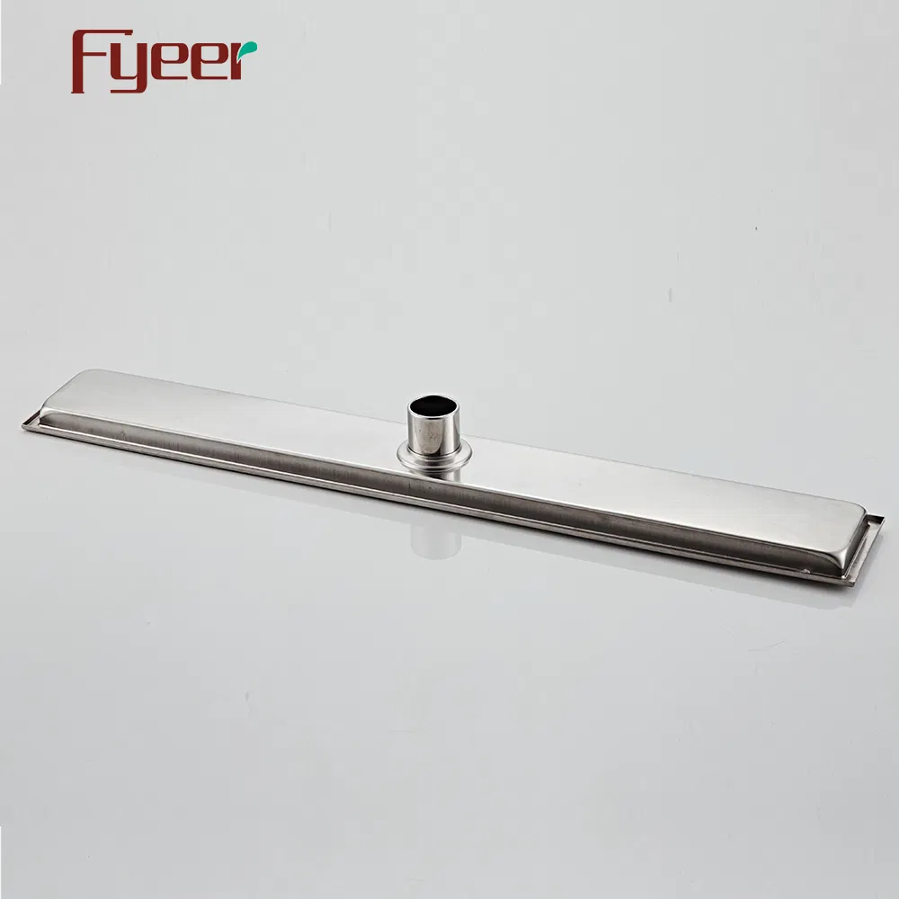 Fyeer Rectangular Linear Bathroom Shower Floor Drain