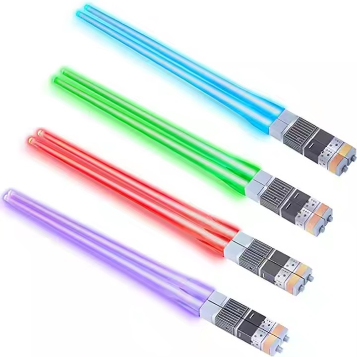 LED Luminous Chopsticks Food-Grade Reusable Kitchen Items for Party Promotional Party Supplies