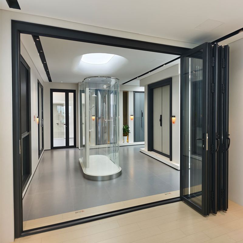 Balcony Folding and Sliding Glass Door Exterior Outdoor Glass Door