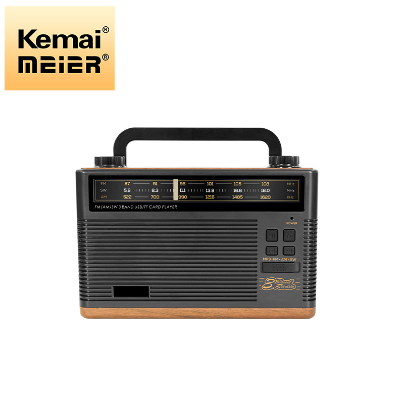 The Latest Outdoor Ultra-Portable Wireless Bluetooth Electric Wireless Radio Am FM Sw with Built-in Speakers
