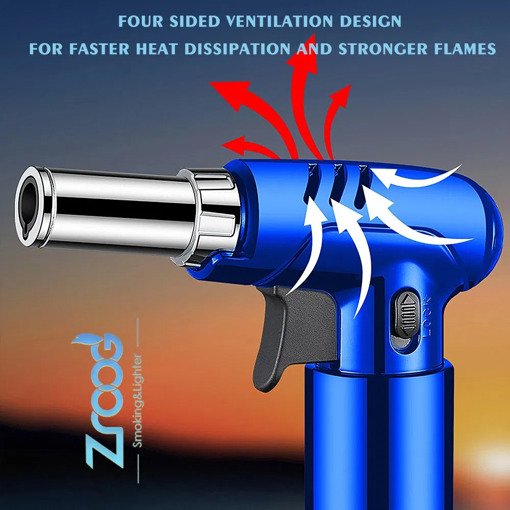 Windproof Kitchen Culinary Torch Lighter High Temperature Torch Butane Gas Blow Lighter