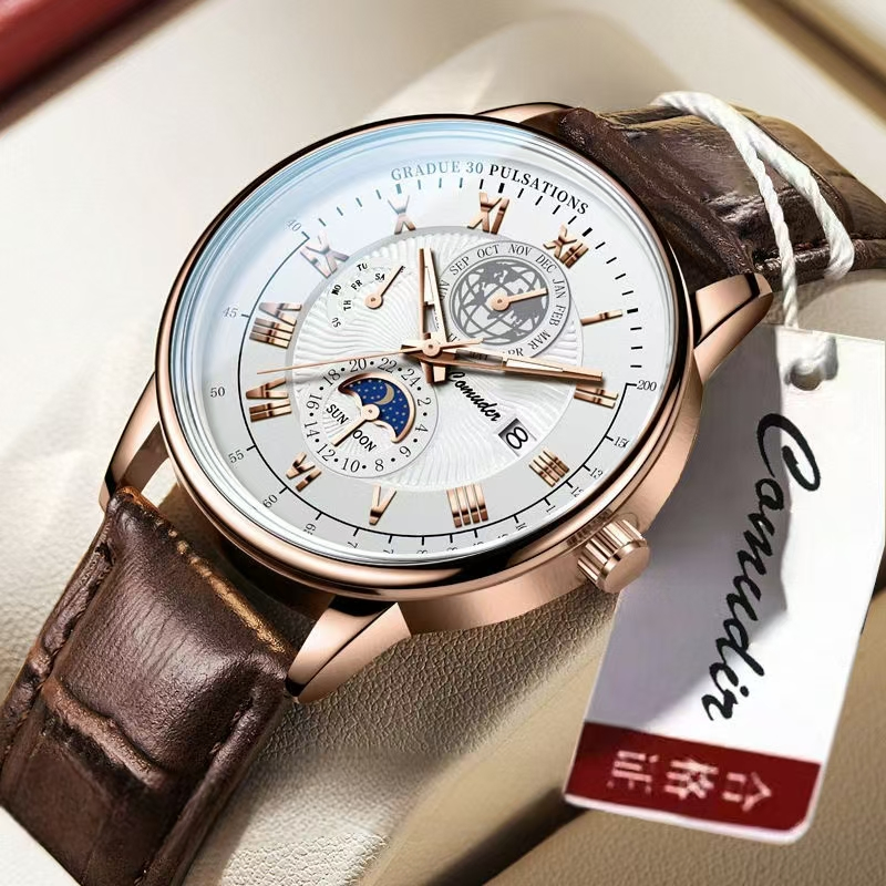 Watch for Men Business Casual Fashion Waterproof Luminous Quartz Watches