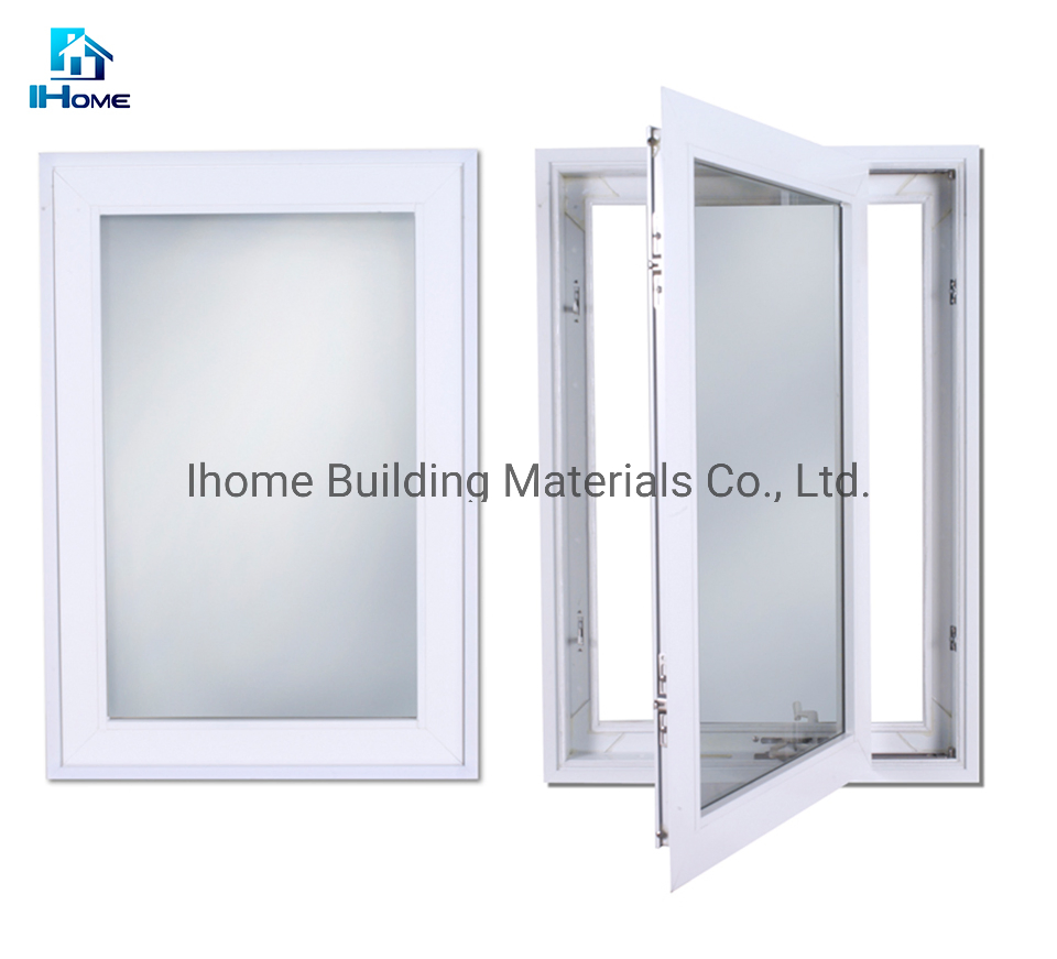 Most Popular China Factory PVC Casement Double Glass Window