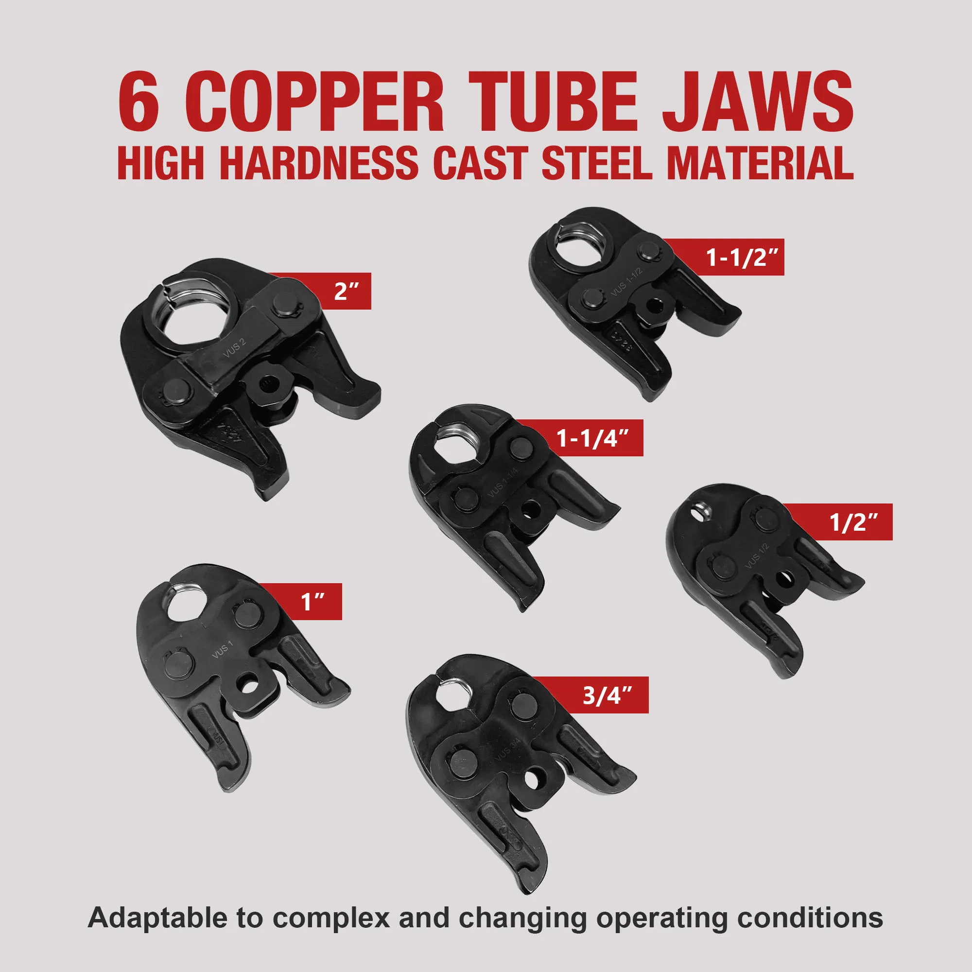 Hewlee Hzt-50 Hydraulic Crimper for Professional Pipe Applications