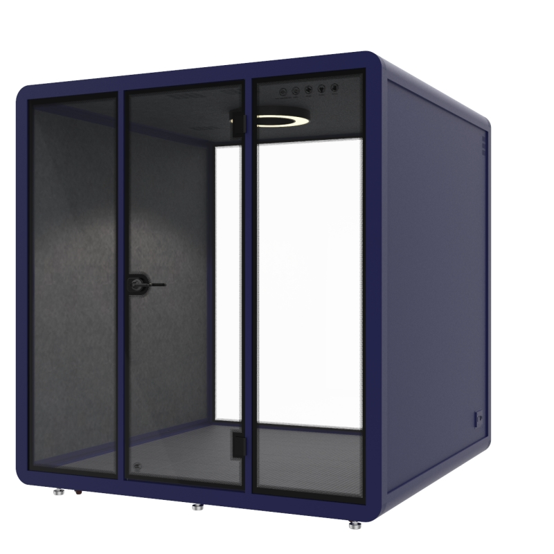 Silence Privacy Pod for Universities with Customizable Colors and Logo Support
