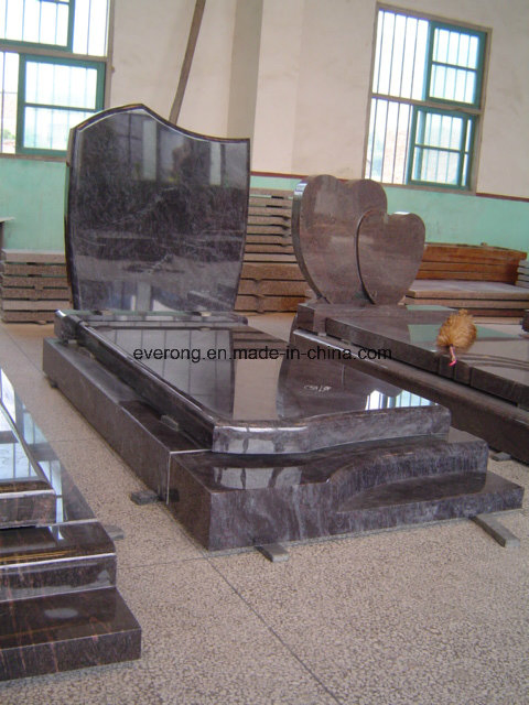 Bahama/Vizag Blue Granite Headstone/Gravestone/Tombstone/ Monument