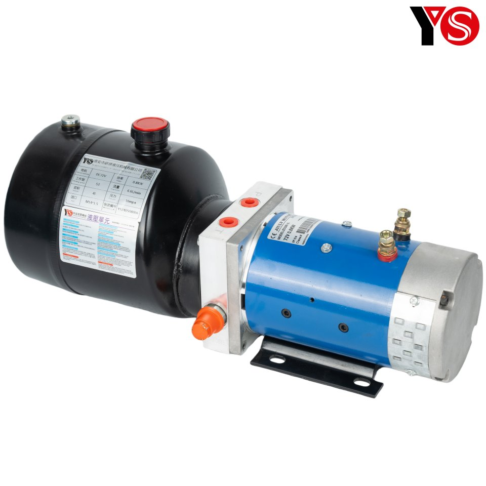 Portable Customizable DC Double-Acting Electric Waste Removal Vehicle Hydraulic Power Unit