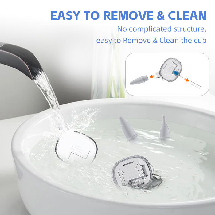 6 Level Suction Electric Baby Nasal Aspirator Desktop & Efficient Nose Cleaner