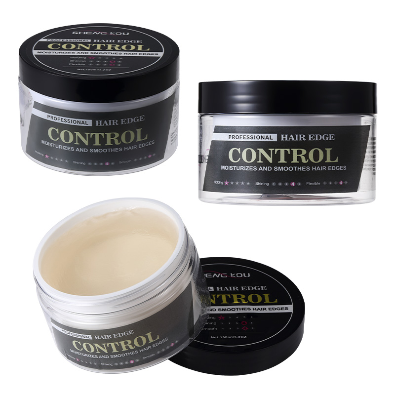 Custom Own Brand Long Lasting Mens Hair Care Styling Products Edge Effect Hair Edge Control Gel Wax for Black Women
