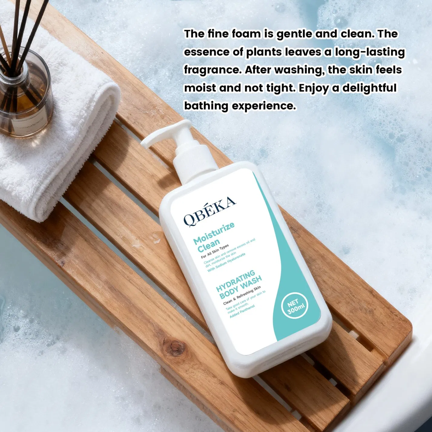 Sulfate-Free Fragrance Body Wash - Hydrating Organic Shower Gel for Sensitive Skin