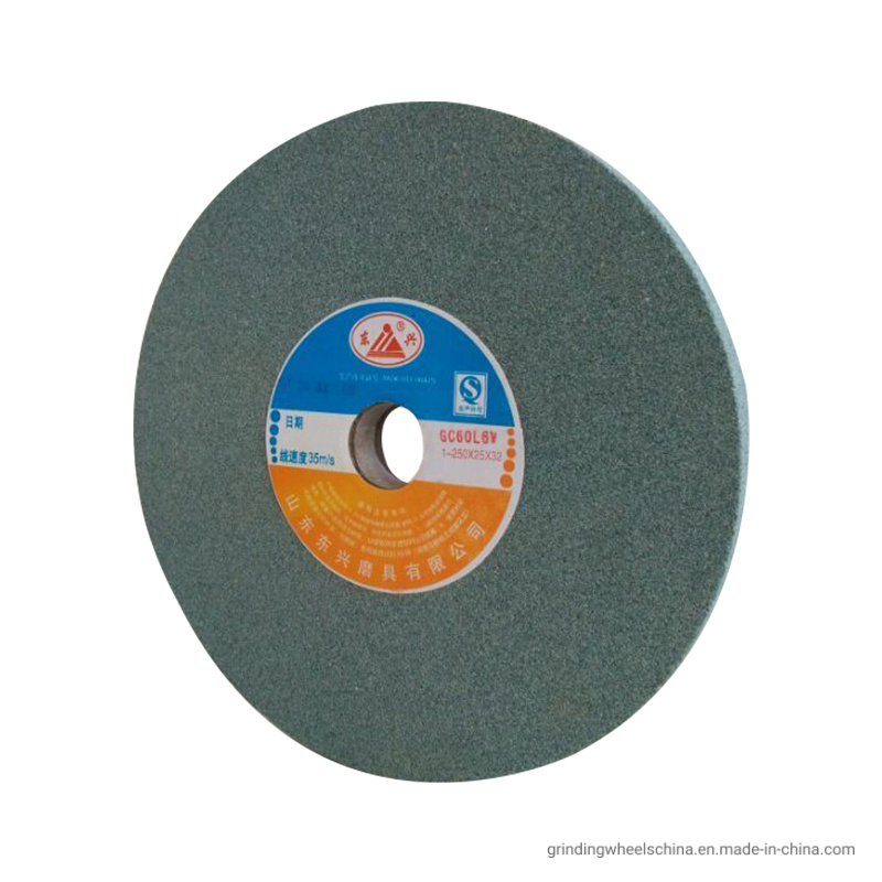 8 Inch 200X25X31.75mm Green Silicon Carbide Abrasive Grinding Disc Wheel for Bench Grinder and Sharpening Carbide Tools
