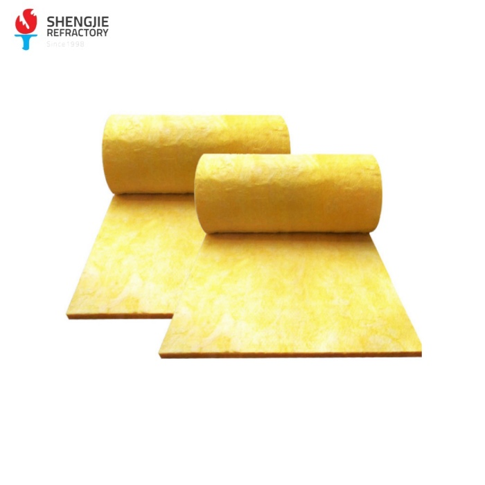 Roof Sound-Proof Insulation Glass Wool Blanket Roll for Sale Construction Building