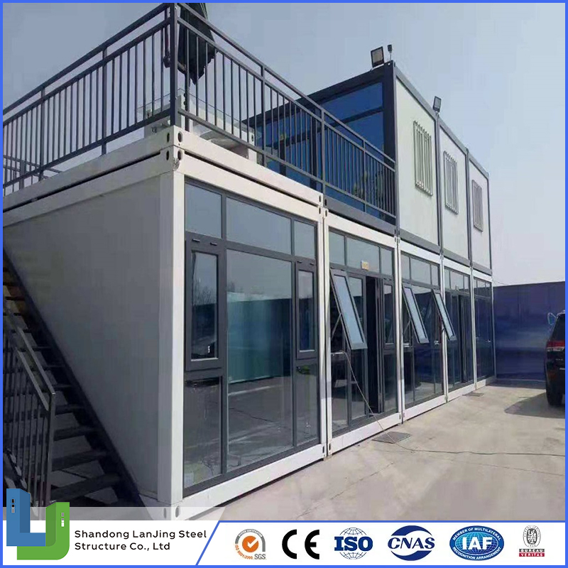 Hotel Using Prefabricated 20FT Cheap Container House with Bathroom Furnished Container House