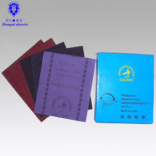 Наждачная бумага водостойкая 5 листов 9x11 дюймов