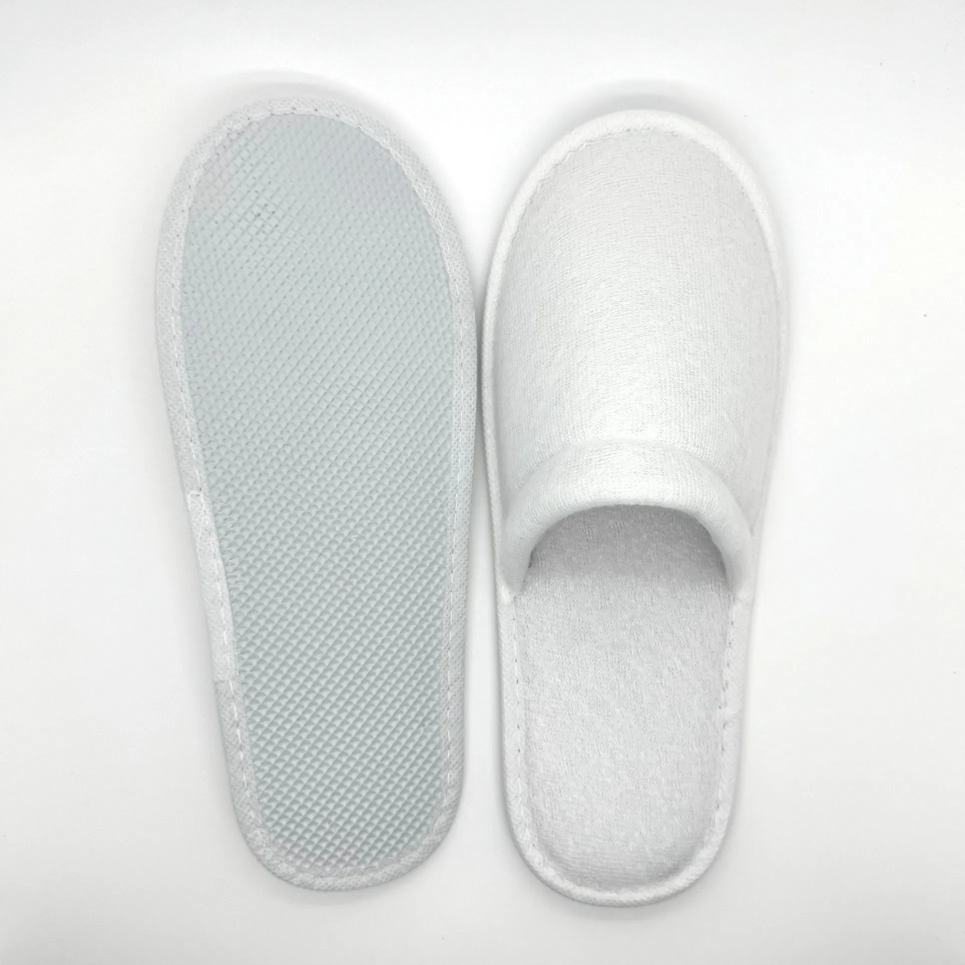 Белые одноразовые тапочки Pull Plush для отелей