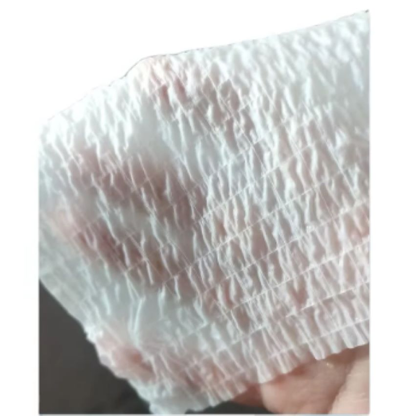 Medical/Kitchen Scrim Reinforced Paper Rolls Used in Wet/Dry Free of Fluorescent Agents