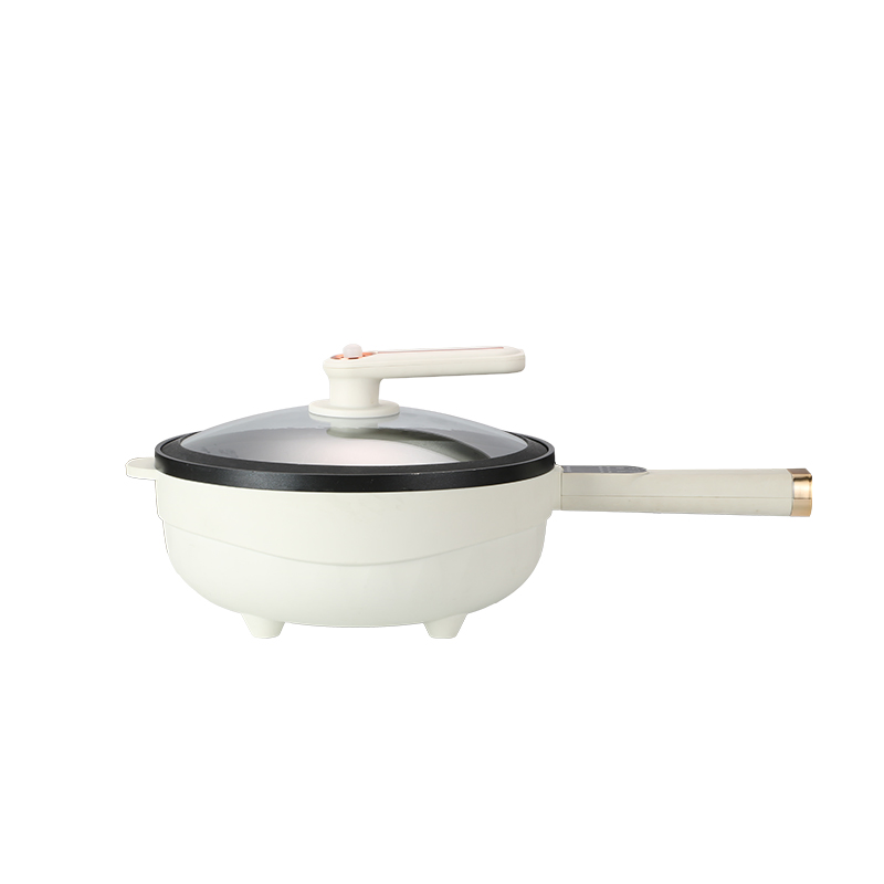 Large Capacity Electric Fry Pan 1500W Skillet Cooking Pot 30cm