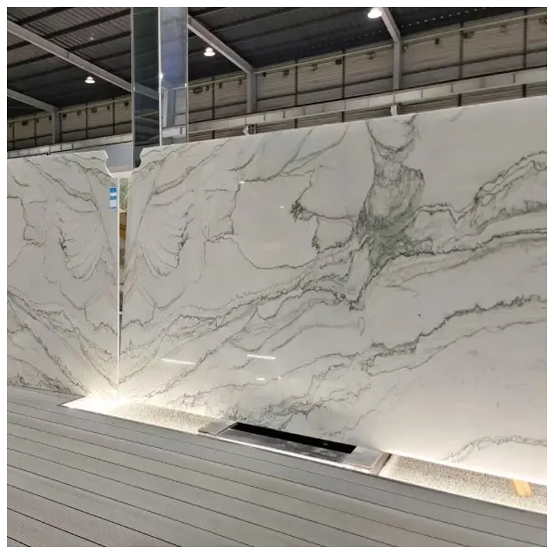 Brazilian Calacatta Macaubas White Quartzite Slabs