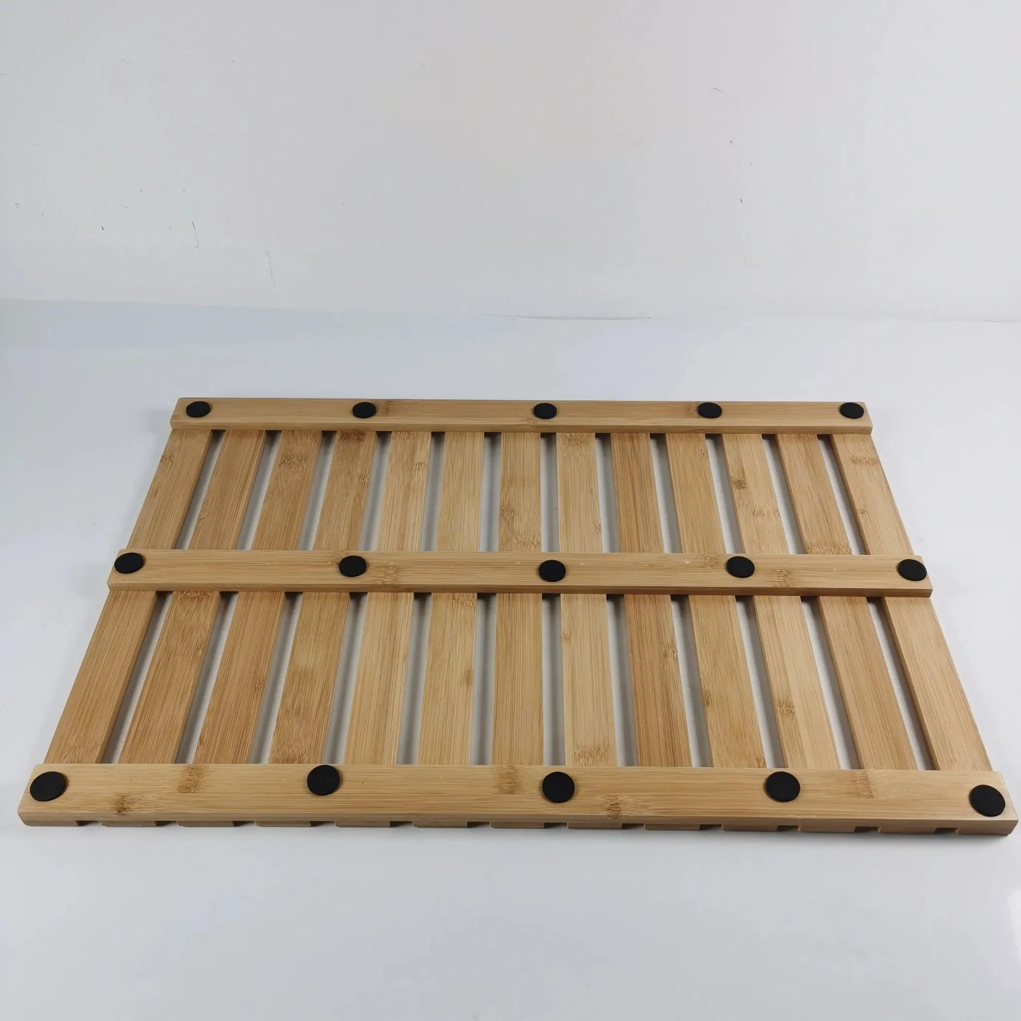 No Slip Bamboo Bath Mat Shower Mat