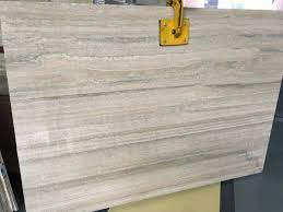 Wholesale Marble Stone Italy Silver Grey Travertine Pavers Honed Marble Slab Travertine Outdoor Floor Tile for Projects