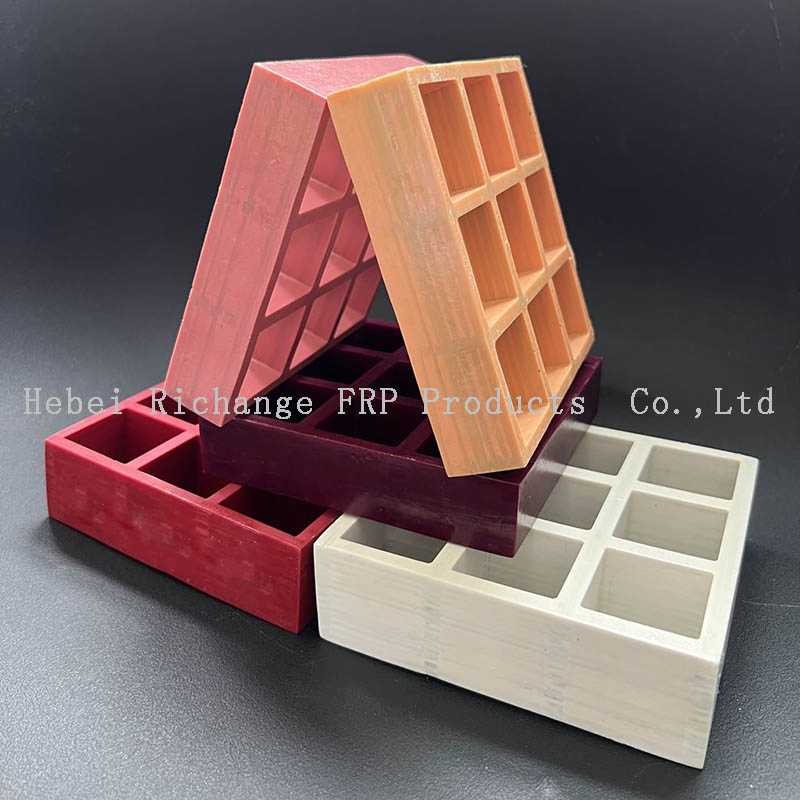 30*30mm Mesh Rooftop Walkway Floor GRP FRP Fiberglass Grating