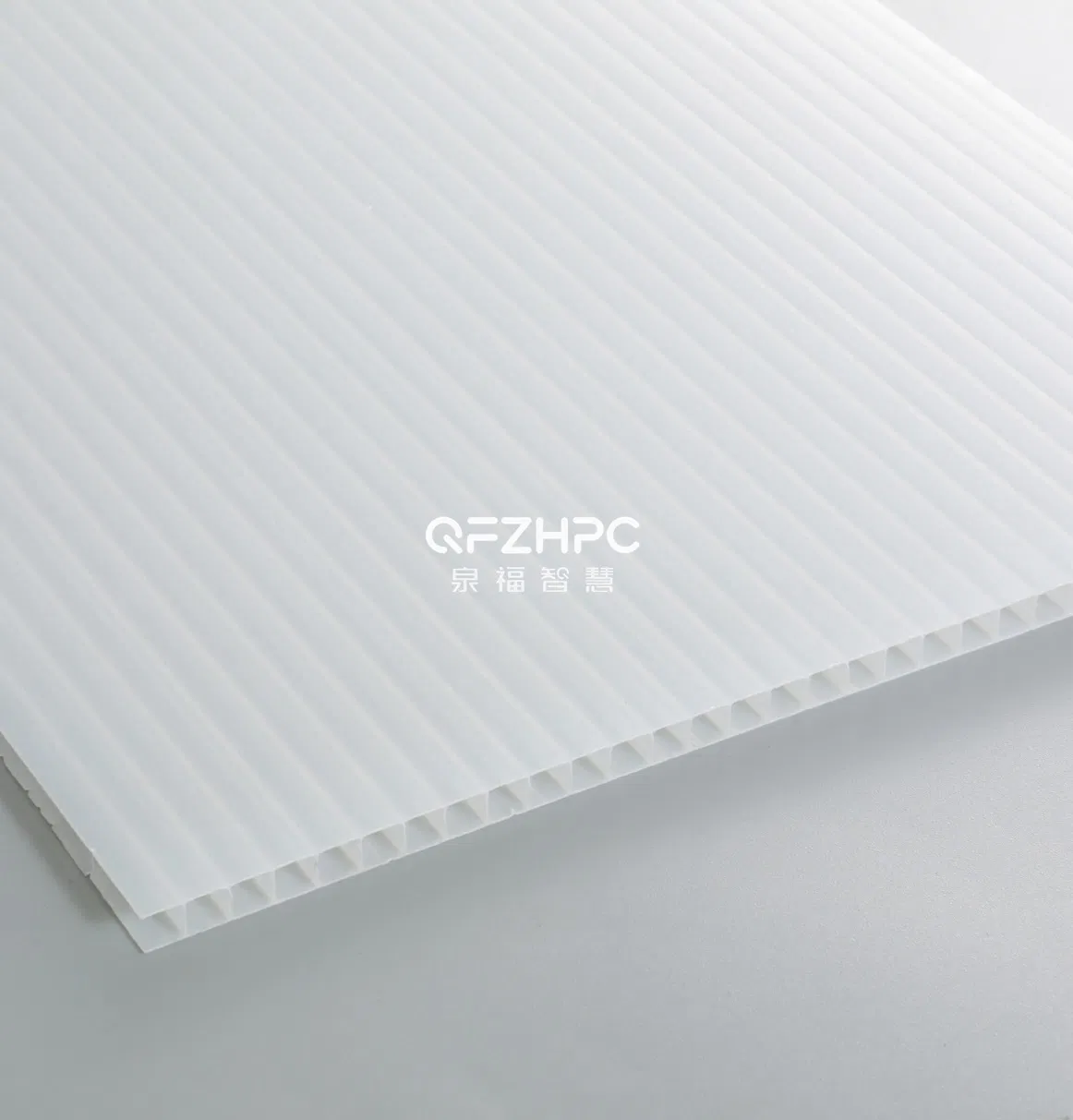 4mm-12mm Plastic Sheet Polycarbonate Twin-Wall Hollow Sheet for Indoor Partition