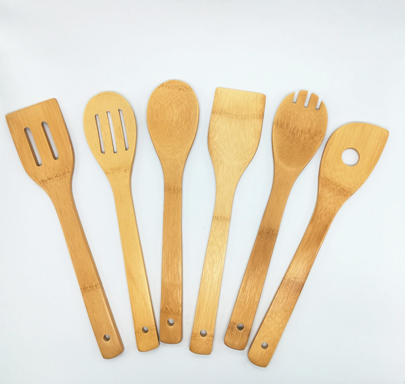 Hot Selling Kitchen Utensils Set Wooden Bamboo Utensils for Cooking